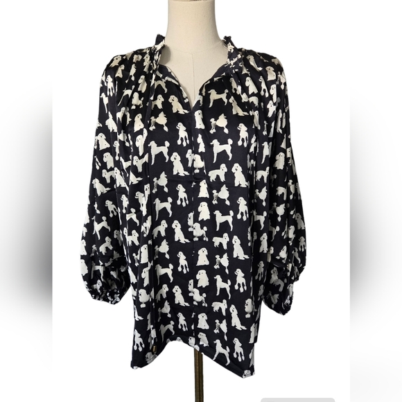 NWT Entro Poodle Doodle Top - size m - Picture 3 of 8